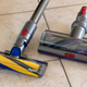 Two floor cleaning heads are included with the Dyson V15 Detect, one for hardwood and tile floors, and one for rugs and carpets.